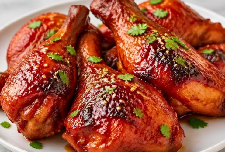 Oven Baked Sriracha Chicken Legs Recipe