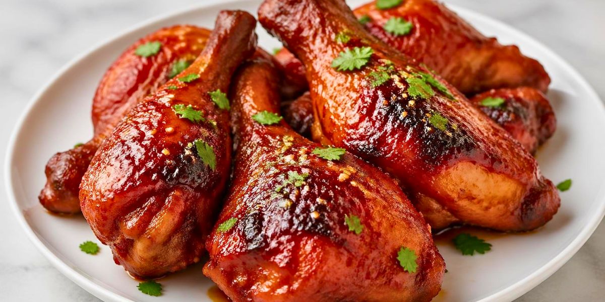 Oven Baked Sriracha Chicken Legs Recipe