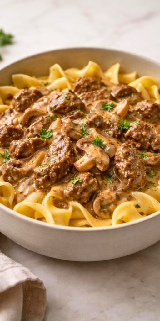 Paula Deen Beef Stroganoff Recipe