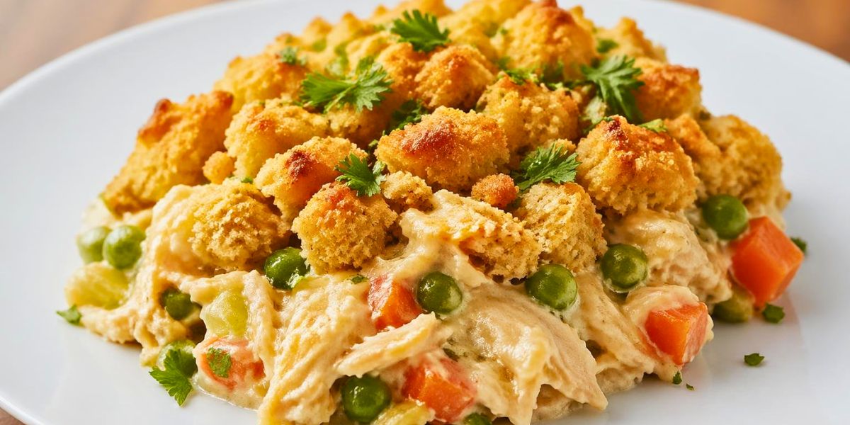 Paula Deen Chicken and Stuffing Casserole Recipe