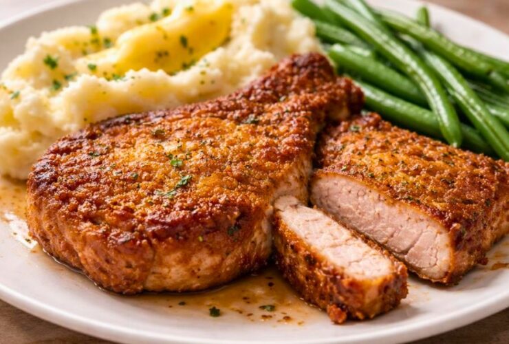 Paula Deen Fried Pork Chops Recipe