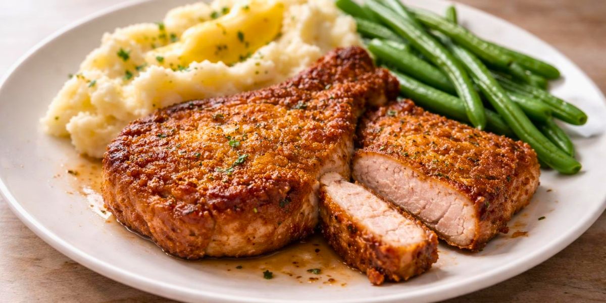 Paula Deen Fried Pork Chops Recipe