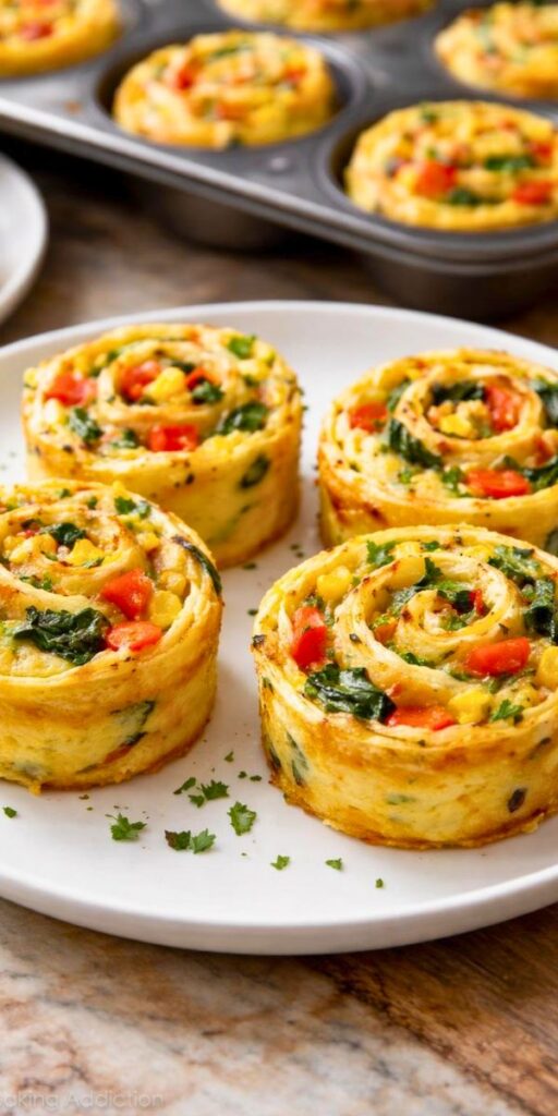 Pinwheel Egg Cups Recipe