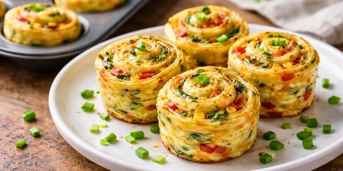 Pinwheel Egg Cups Recipe