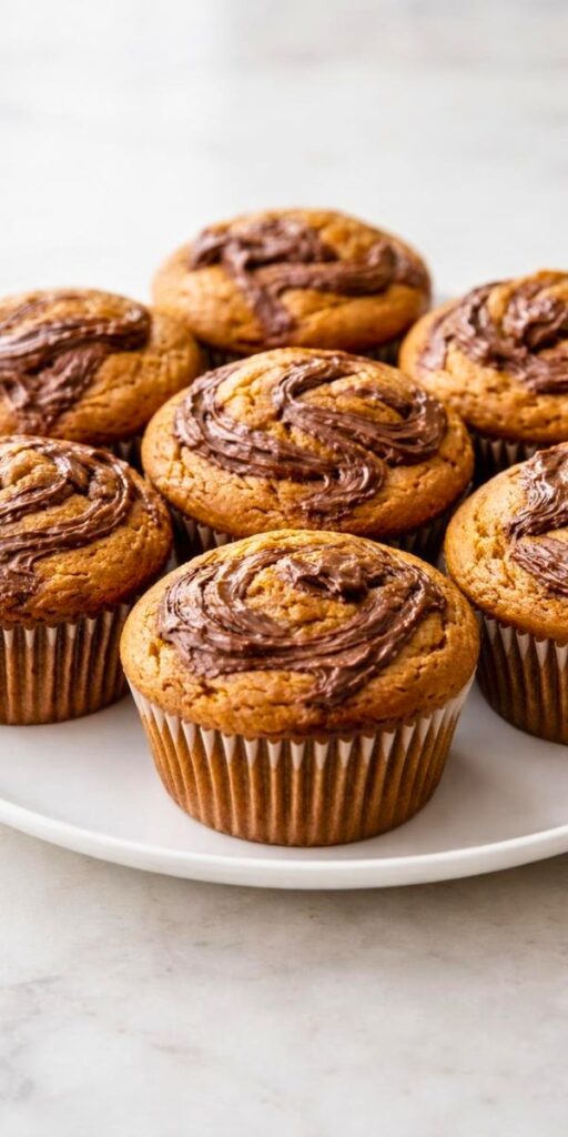 Pumpkin Nutella Muffins Recipe