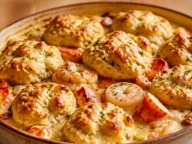 Shrimp & Lobster Biscuit Pot Pie Recipe