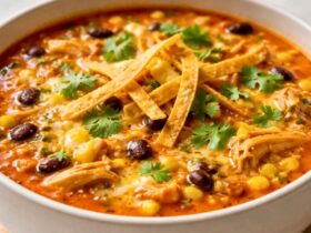 Slow-Cooked Chicken Enchilada Soup Recipe