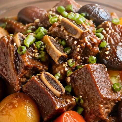 Tender Korean Galbi Jjim Beef Stew Recipe