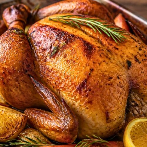 Beer-Brined Roast Chicken Recipe
