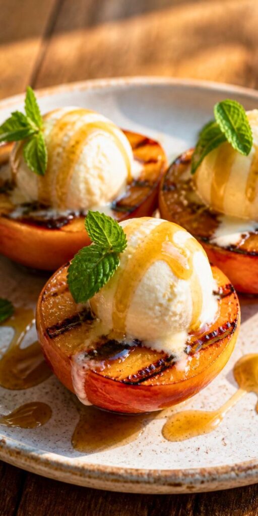 Bobby Flay Grilled Peaches Recipe