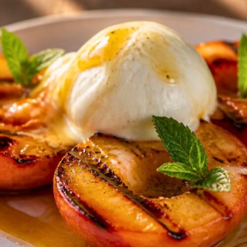 Bobby Flay Grilled Peaches Recipe