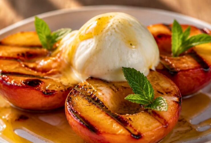 Bobby Flay Grilled Peaches Recipe