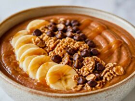 Chocolate Caramel Smoothie Bowl Recipe