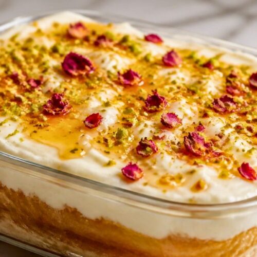 Creamy Aish El Saraya Dessert Recipe
