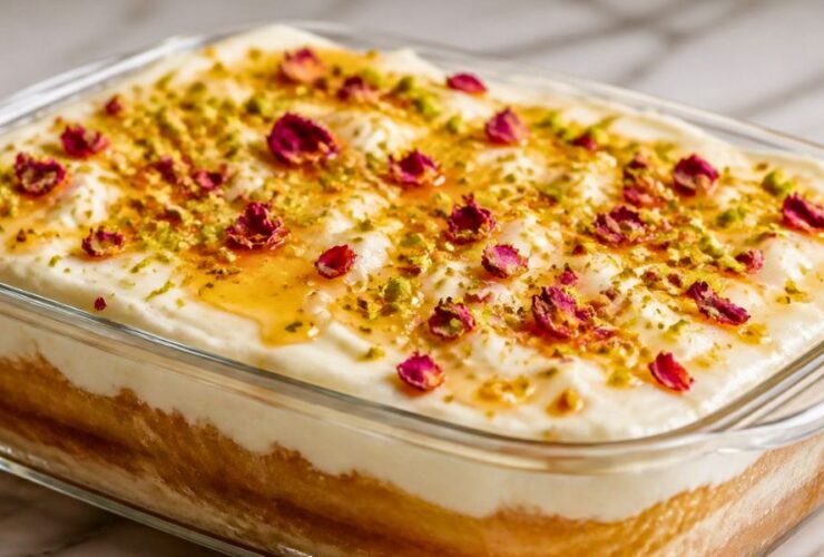 Creamy Aish El Saraya Dessert Recipe