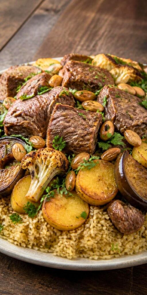 Delicious Maqluba with Lamb Recipe