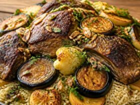 Delicious Maqluba with Lamb Recipe