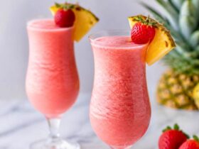 Delicious Virgin Strawberry Piña Colada Recipe