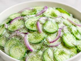 Paula Deen Creamy Cucumber Salad Recipe