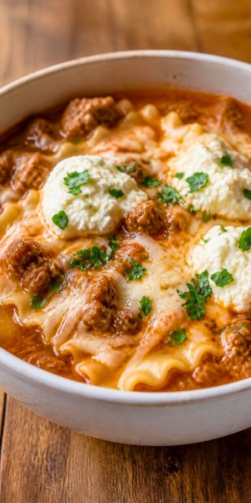 Paula Deen Lasagna Soup Recipe
