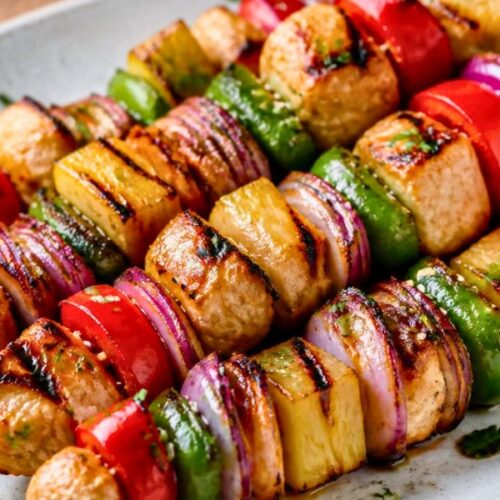 Grilled Pineapple Chicken Kabobs Recipe