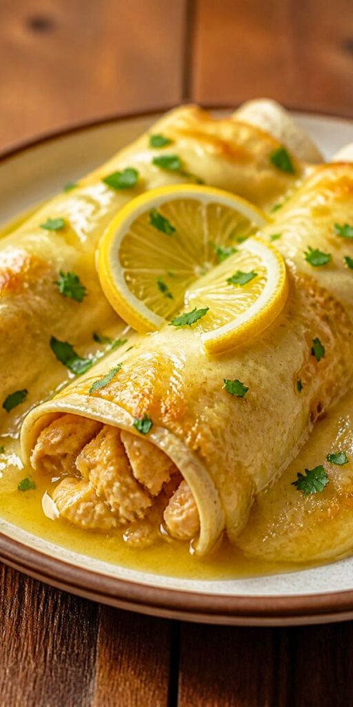 Honey Lemon Chicken Enchiladas Recipe