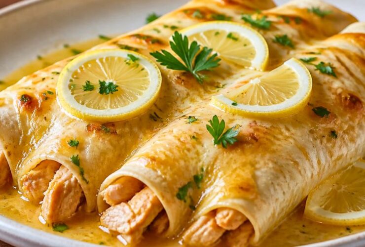 Honey Lemon Chicken Enchiladas Recipe