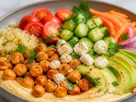 Roasted Chickpea Hummus Bowl Recipe