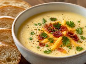 Cheesy Cauliflower Soup Recipe