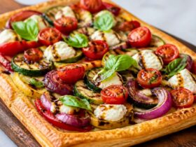 Grilled Vegetable and Goat Cheese Tart Recipe