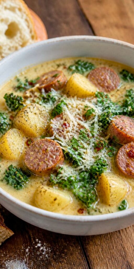 Sausage Potato and Kale Soup Recipe