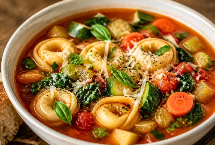 Veggie Tortellini Soup Recipe