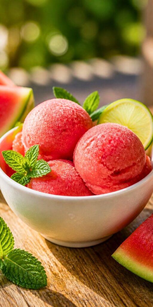 Watermelon Sorbet Recipe